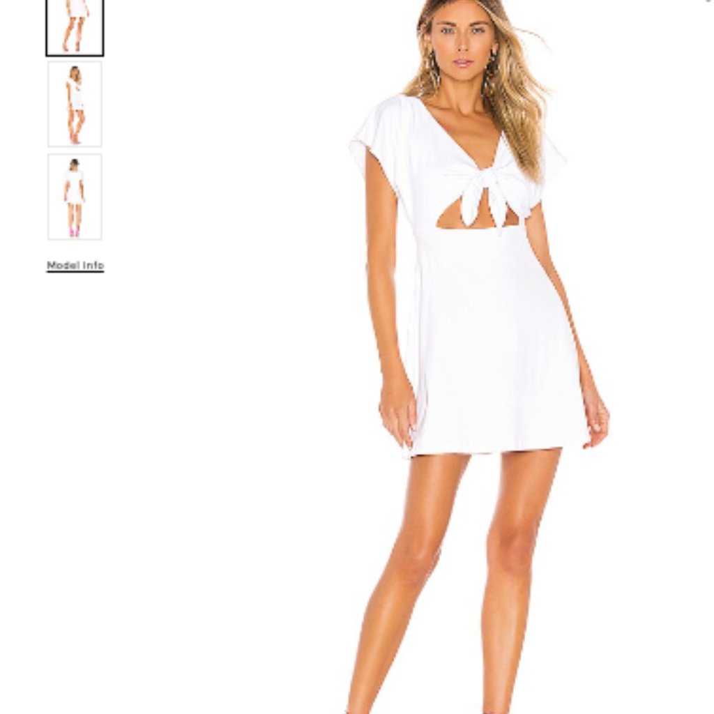 Susana Monaco Bow Front Dolman Mini Dress